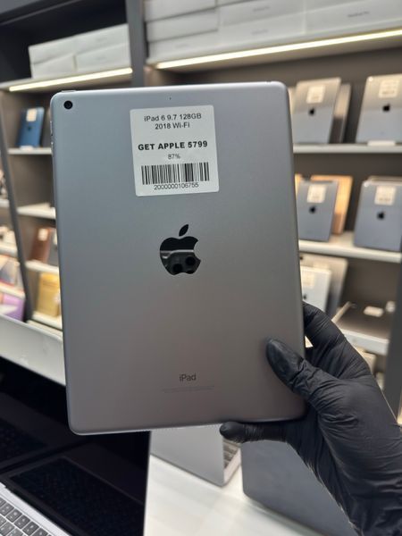 iPad 6Gen 9.7&rsquo;&rsquo;, 2018, 128GB, WI-FI, (A1893), АКБ 87% "Space Gray" 2000000106755 фото