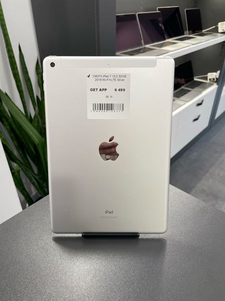 iPad 7Gen 10.2&rsquo;&rsquo;, 2019, 32GB, WI-FI+LTE, (A2200), АКБ 88% "Silver"  2000000106373 фото