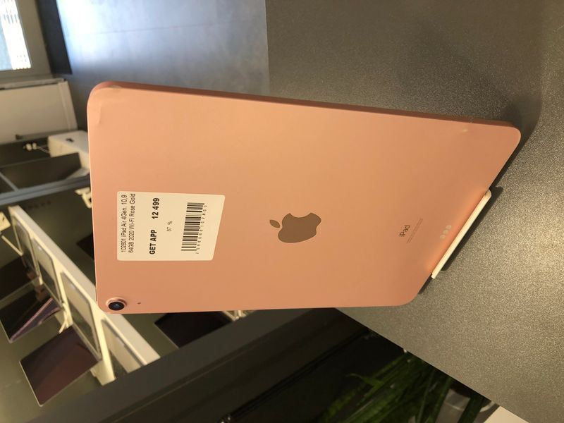 iPad Air 4Gen 10,9", 2020, 64GB, WI-FI, (А2316), АКБ 87% "Rose Gold" 2000000102801 фото