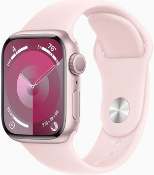 Apple Watch (9 Gen.), 41mm&rsquo;&rsquo;, 2023, GPS "Pink Aluminum Case" АКБ 90-100% 2000000079653 фото