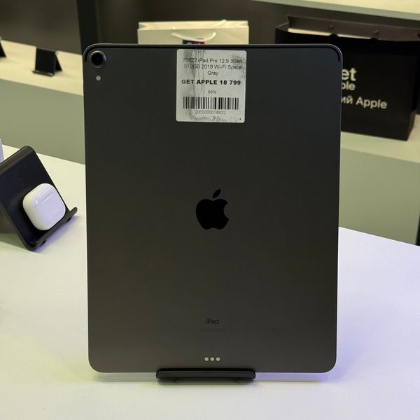 iPad Pro 3Gen 12.9&rsquo;&rsquo;, 2018, 512GB, Wi-Fi, (А1876), АКБ 88% "Space Grey" 2000000078922 фото