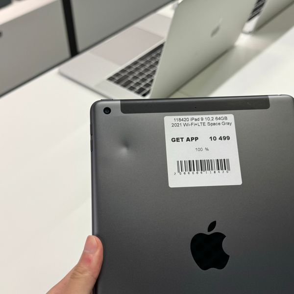 iPad 9Gen 10.2&rsquo;&rsquo;, 2021, 64GB, Wi-Fi+LTE, (A2603), АКБ 100% "Space Gray" 2000000118420 фото