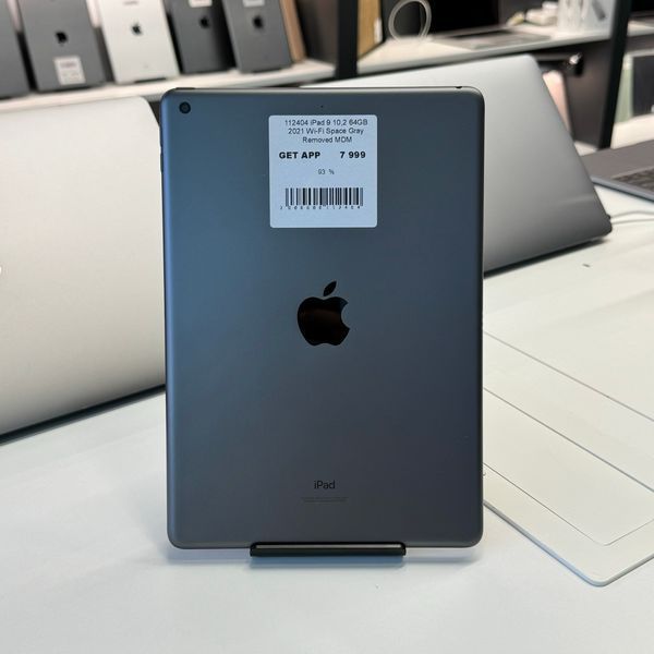 iPad 9Gen 10.2&rsquo;&rsquo;, 2021, 64GB, Wi-Fi, (A2602), АКБ 93% "Space Gray" Removed MDM  2000000112404 фото