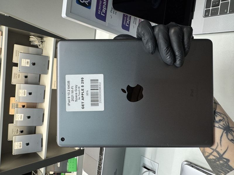 iPad 9Gen 10.2&rsquo;&rsquo;, 2021, 64GB, Wi-Fi, (A2602), АКБ 95% "Space Gray" 2000000098302 фото