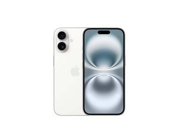 iPhone 16, 2024, 128GB, White, АКБ 90% E-Sim 2000000102290 фото