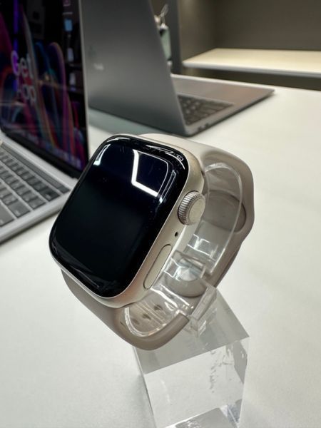 Apple Watch (7 Gen.), 41mm&rsquo;&rsquo;, 2021, GPS "Starlight Aluminum Case" АКБ 90-100% 2000000076348 фото