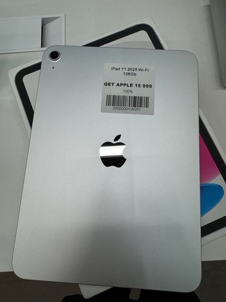 іPad 11Gen 10.9&rsquo;&rsquo;, 2025, 128GB, Wi-Fi, (А3354), АКБ 100% "Silver" 2000000109251 фото