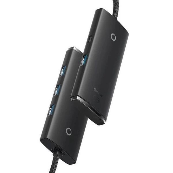USB-хаб 4in1 Baseus Lite Series 4-port USB-A to 4xUSB-A 3.0/Type-С 00003873 фото