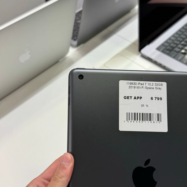 iPad 7Gen 10.2&rsquo;&rsquo;, 2019, 32GB, Wi-Fi, (А2197), АКБ 95% "Space Gray" 2000000119830 фото