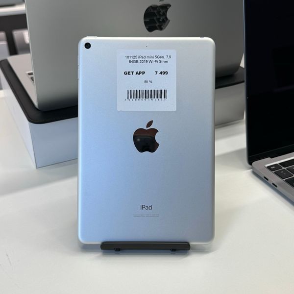 iPad Mini 5Gen 7.9&rsquo;&rsquo;, 2019, 64GB, Wi-Fi, (А2133), АКБ 88% "Sіlver" MDM 2000000101125 фото