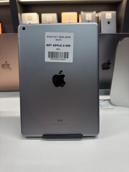 iPad 6Gen 9.7&rsquo;&rsquo;, 2018, 32GB, Wi-Fi, (А1893), АКБ 88% "Space Gray" 2000000104041 фото