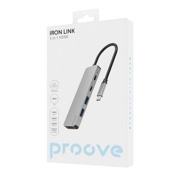 Хаб Proove Iron Link 5 in 1 2000000102474 фото