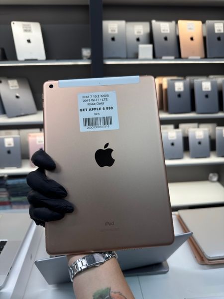 iPad 7Gen 10.2&rsquo;&rsquo;, 2019, 32GB, Wi-Fi+LTE, (A2200), АКБ 94% "Rose Gold" 2000000107516 фото