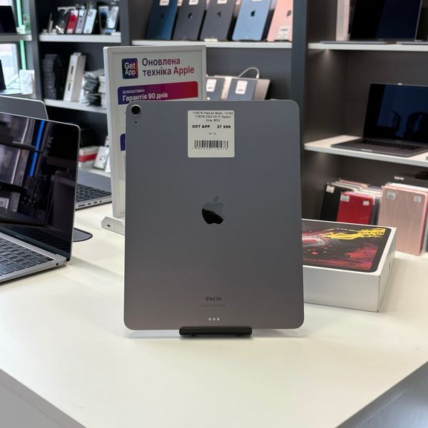 іPad Air 6Gen 13&rsquo;&rsquo;, 2024, М2, 128GB, Wi-Fi, (A2898), АКБ 94%, "Space Gray" + BOX 2000000110578 фото