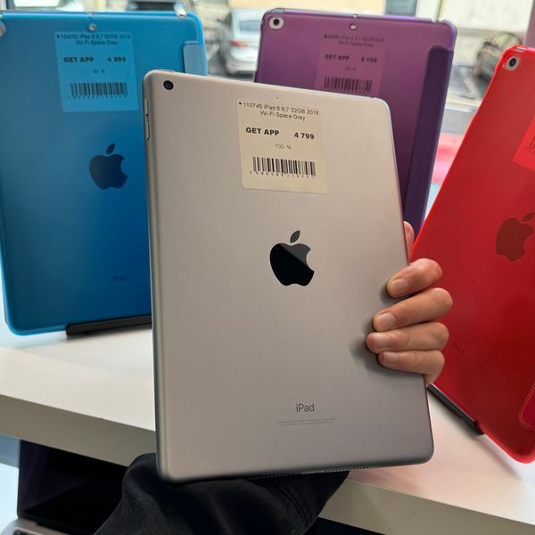 іPad 6Gen 9.7&rsquo;&rsquo;, 2018, 32GB, Wi-Fi, (А1893), АКБ 100% "Space Gray" + чехол в подарок! 2000000110745 фото