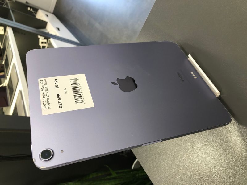 іPad Air 5Gen 10.9&rsquo;&rsquo;, 2022, М1, 64GB, Wi-Fi, (А2588), АКБ 92%, "Purple" 2000000103273 фото