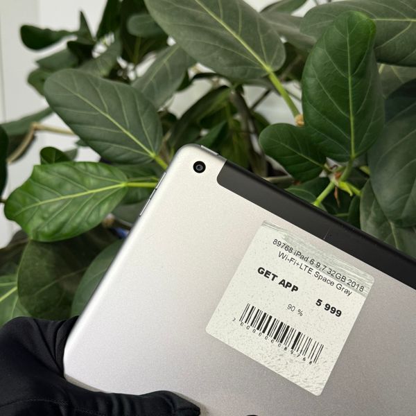 iPad 6Gen 9.7&rsquo;&rsquo;, 2018, 32GB, WI-FI+LTE, (A1954), АКБ 90% "Space Gray" 2000000089768 фото
