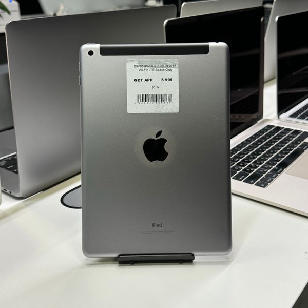 iPad 6Gen 9.7&rsquo;&rsquo;, 2018, 32GB, WI-FI+LTE, (A1954), АКБ 90% "Space Gray" 2000000089768 фото