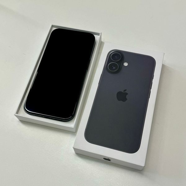 iPhone 16, 2024, 128GB, Black, АКБ 93% 2000000114774 фото