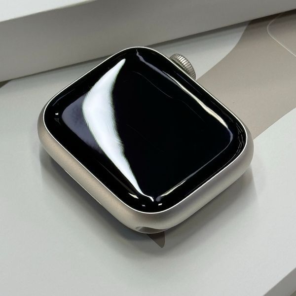 Apple Watch (9 Gen.), 41mm&rsquo;&rsquo;, 2023, GPS " Starlight Aluminum Case" АКБ 90-100% + BOX 2000000109510 фото