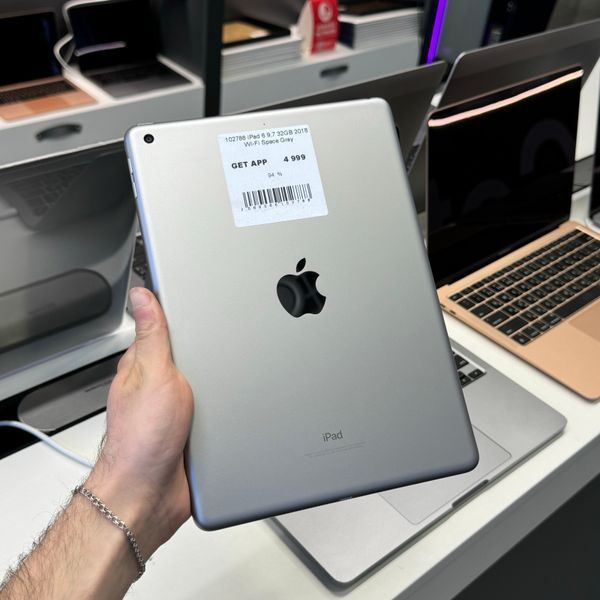 iPad 6Gen 9.7&rsquo;&rsquo;, 2018, 32GB, WI-FI, (A1954), АКБ 94% "Space Gray" 2000000102788 фото