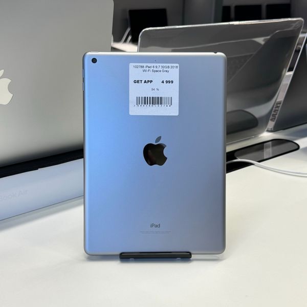 iPad 6Gen 9.7&rsquo;&rsquo;, 2018, 32GB, WI-FI, (A1954), АКБ 94% "Space Gray" 2000000102788 фото
