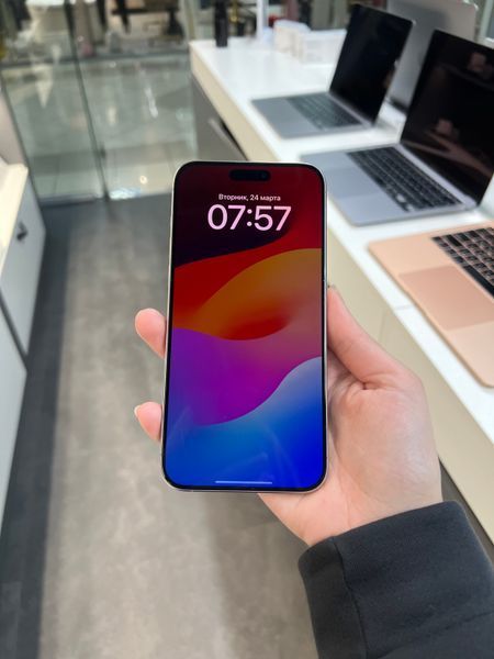 iPhone 15 Pro Max, 2023, 256GB, Natural Titanium, АКБ 82% 2000000101507 фото