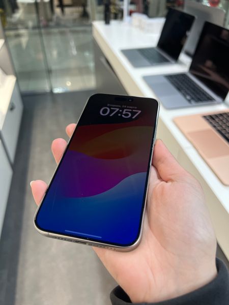iPhone 15 Pro Max, 2023, 256GB, Natural Titanium, АКБ 82% 2000000101507 фото