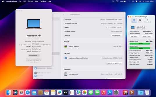 MacBook Air 13'' 2019, i5 8 / 128GB (A1932) АКБ 89% - купити в