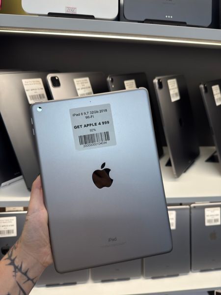 iPad 6Gen 9.7&rsquo;&rsquo;, 2018, 32GB, Wi-Fi, (А1893), АКБ 92% "Space Gray" 2000000104034 фото