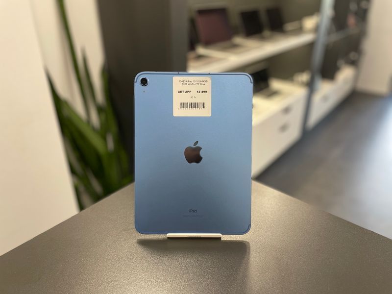 іPad 10Gen 10.9&rsquo;&rsquo;, 2022, 64GB, Wi-Fi+LTE, (А2757), АКБ 90% "Blue" 2000000104874 фото