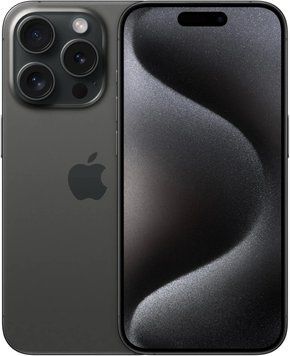 iPhone 15 Pro, 2023, 128GB, Black Titanium, АКБ 95% 2000000011124 фото