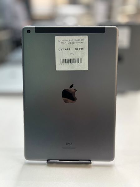 iPad 9Gen 10.2&rsquo;&rsquo;, 2021, 64GB, Wi-Fi+LTE, (A2604), АКБ 97% "Space Gray" 2000000092126 фото