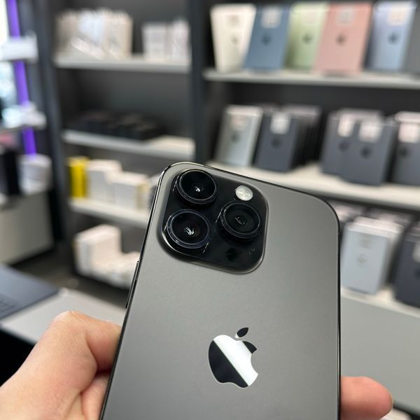 iPhone 14 Pro, 2022, 256GB, Space Black, АКБ 85% E-Sim 2000000107219 фото