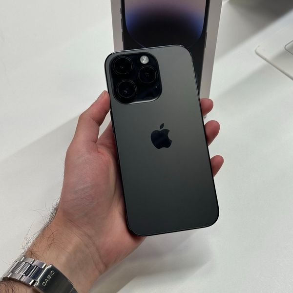iPhone 14 Pro, 2022, 128GB, Space Black, АКБ 100% E-Sim 2000000120881 фото