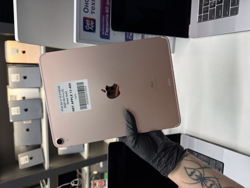 iPad Air 4Gen 10,9", 2020, 64GB, WI-FI+LTE, (А2324), АКБ 100% "Rose Gold" 2000000102856 фото