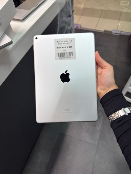 iPad Air 3Gen 10.5&ldquo;, 2019, 64GB, WI-FI, (A2152), АКБ 89% &laquo;Silver&raquo; 2000000119540 фото