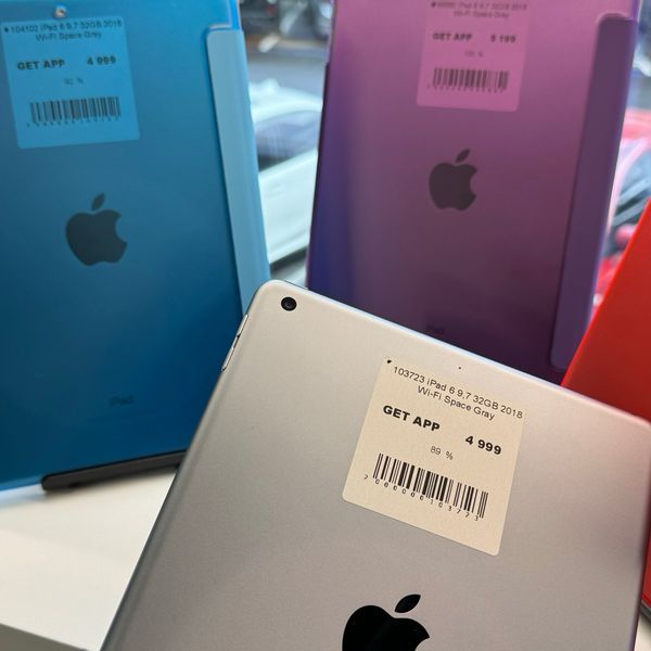 iPad 6Gen 9.7&rsquo;&rsquo;, 2018, 32GB, WI-FI, (A1893), АКБ 89% "Space Gray" + чехол в подарок! 2000000103723 фото