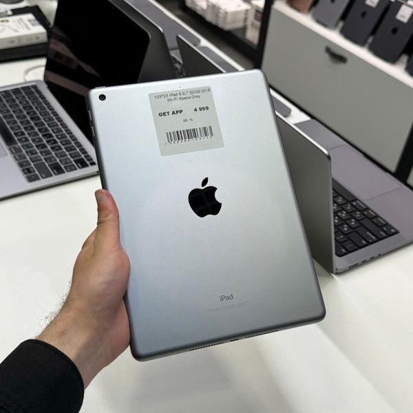 iPad 6Gen 9.7&rsquo;&rsquo;, 2018, 32GB, WI-FI, (A1954), АКБ 89% "Space Gray" 2000000103723 фото
