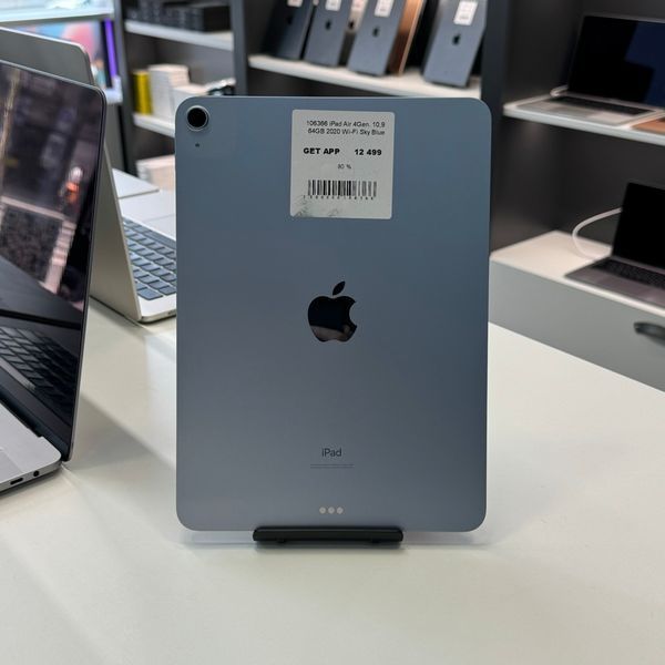 iPad Air 4Gen 10,9", 2020, 64GB, WI-FI, (А2316), АКБ 80% "Sky Blue" 2000000106366 фото