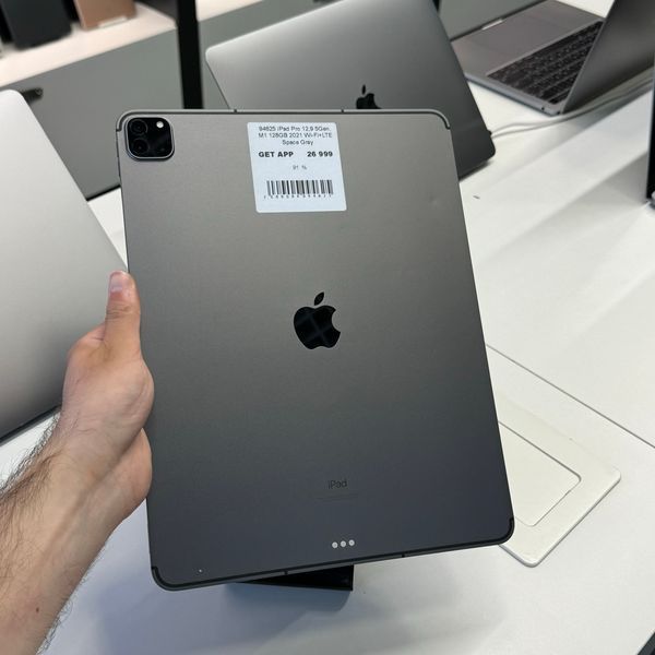 iPad Pro 5Gen 12.9&rsquo;&rsquo;, 2021, М1, 128GB, WI-FI+LTE, (А2379), АКБ 91% "Space Gray" 2000000094625 фото