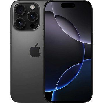 iPhone 16 Pro, 2024, 128GB, Black Titanium, АКБ 97% E-sim 2000000033345 фото