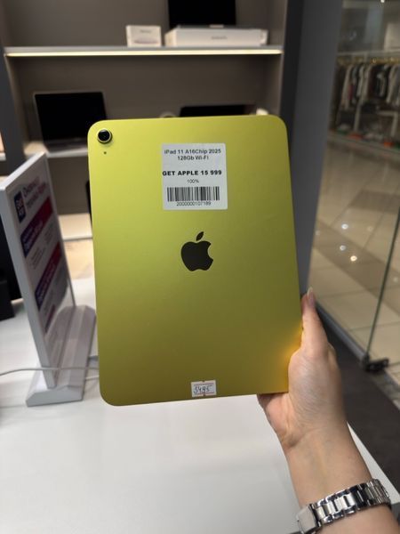іPad 11Gen 10.9&rsquo;&rsquo;, 2025, 128GB, Wi-Fi, (А3354), АКБ 100% "Yellow"  2000000107189 фото