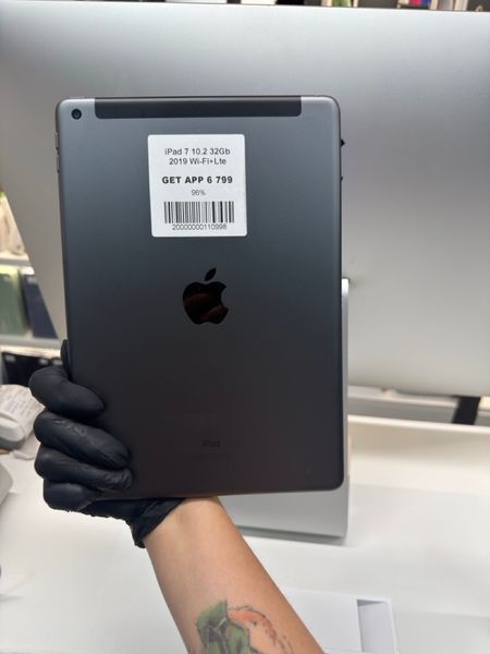 iPad 7Gen 10.2&rsquo;&rsquo;, 2019, 32GB, Wi-Fi+LTE, (A2200), АКБ 96% "Space Gray" 2000000110998 фото