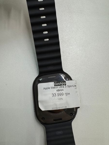 Apple Watch Ultra 3 Gen, 49mm&rsquo;&rsquo;, 2025, GPS+LTE "Black Titanium" АКБ 100% 2000000107158 фото