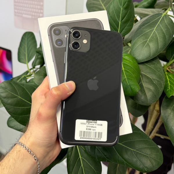 iPhone 11, 2019, 64GB, Black, АКБ 100% 2000000103327 фото