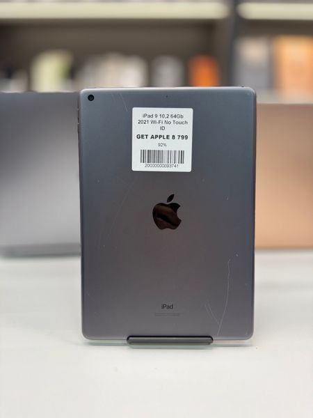 iPad 9Gen 10.2&rsquo;&rsquo;, 2021, 64GB, Wi-Fi, (A2602), АКБ 92% "Space Gray" No Touch-ID 2000000093741 фото