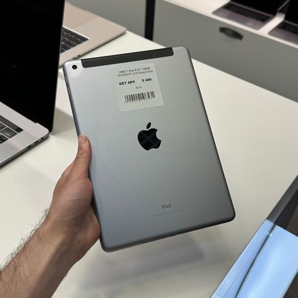 iPad 6Gen 9.7&rsquo;&rsquo;, 2018, 128GB, Wi-Fi+LTE, (А1893), АКБ 88% "Space Gray" 2000000106571 фото